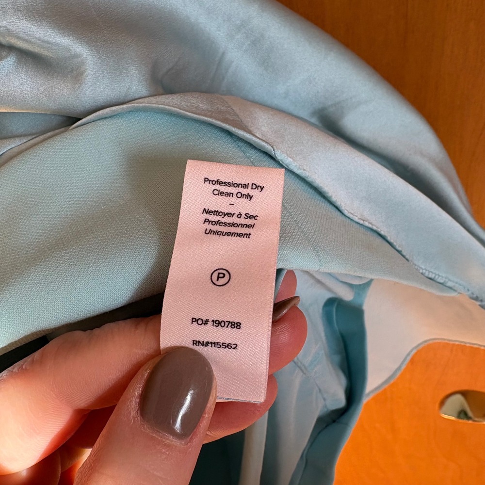 Cinq Sept Windsor Dress Aqua Blue Sleeveless Tie Waist Cocktail‎ Size 4 - Picture 11 of 13